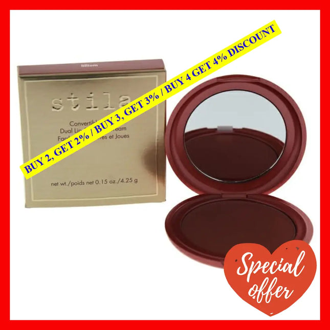 Convertible Color Dual Lip And Cheek Cream - Lillium By Stila For Women 0.15 Oz Makeup