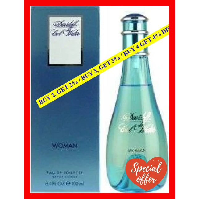 Cool Water By Davidoff For Women - 1.7 Oz Edt Spray