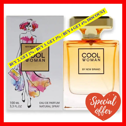 Cool Women By New Brand For - 3.3 Oz Edp Spray