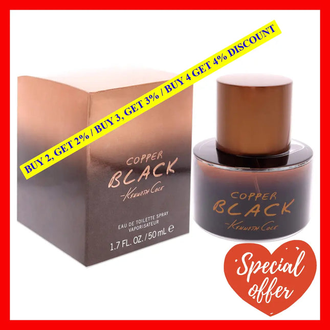 Cooper Black By Kenneth Cole For Men - 1.7 Oz Edt Spray