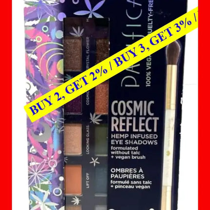 Cosmic Reflect Hemp Infused Eye Shadows By Pacifica For Women - 0.45 Oz Shadow