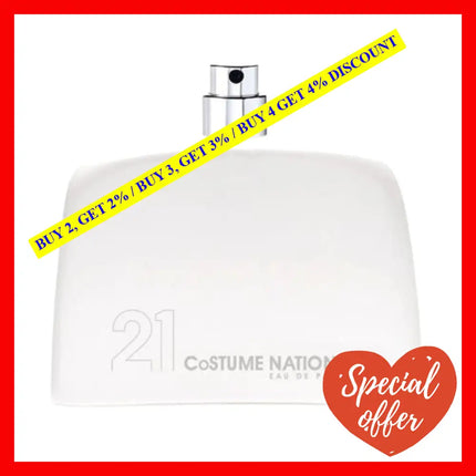 Costume National 21 Eau De Parfum Unisex 3.4 Oz / 100 Ml