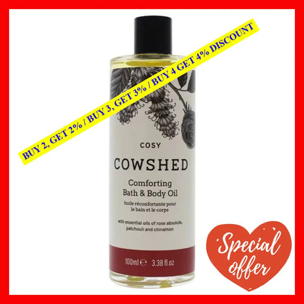 Cosy Comforting Bath And Body Oil By Cowshed For Unisex - 3.38 Oz