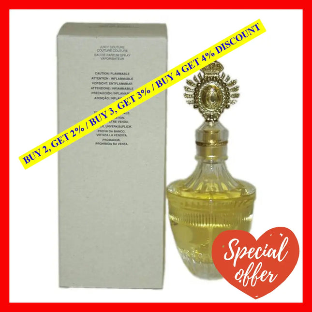 Couture By Juicy For Women - 3.4 Oz Edp Spray (Tester)