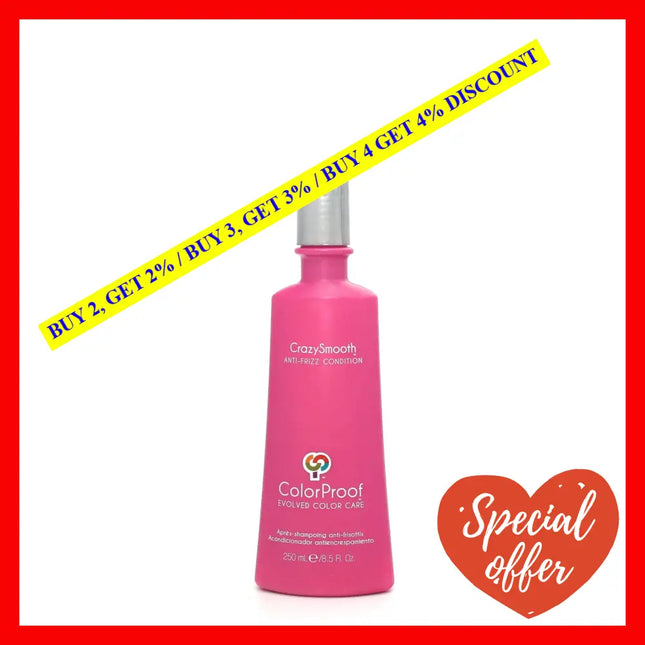 Crazysmooth Anti-Frizz Condition By Colorproof For Unisex - 8.5 Oz Conditioner