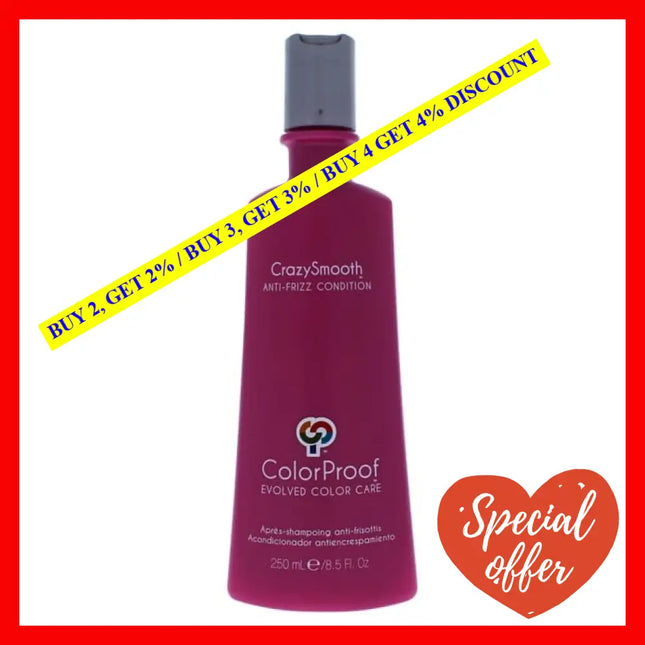 Crazysmooth Anti-Frizz Condition By Colorproof For Unisex - 8.5 Oz Conditioner