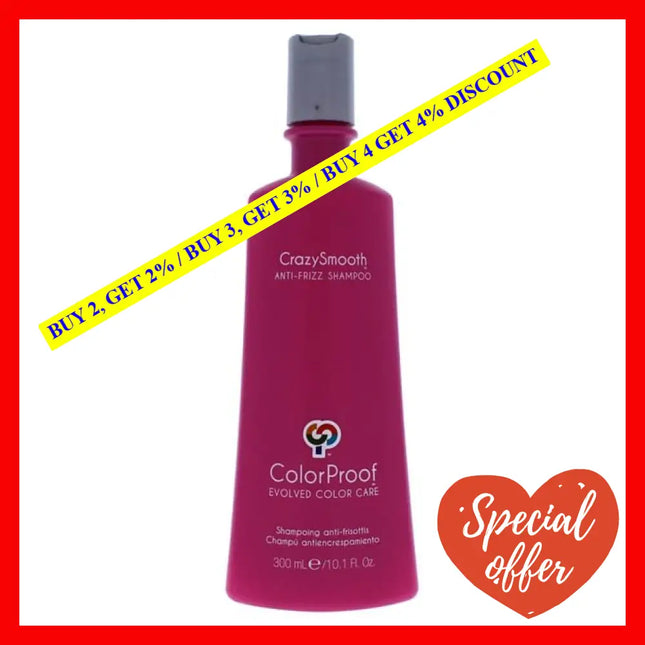 Crazysmooth Anti-Frizz Shampoo By Colorproof For Unisex - 10.1 Oz