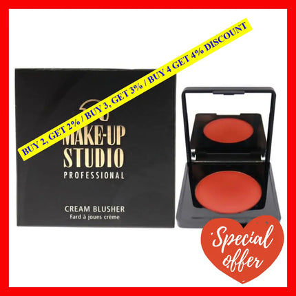 Cream Blusher - Coral Passion By Make-Up Studio For Women 0.088 Oz Blush
