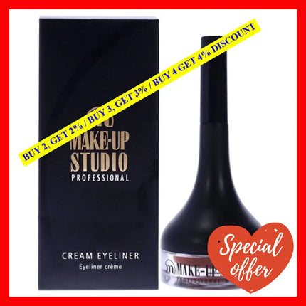 Cream Eyeliner With Brush - Brown By Make-Up Studio For Women 0.07 Oz