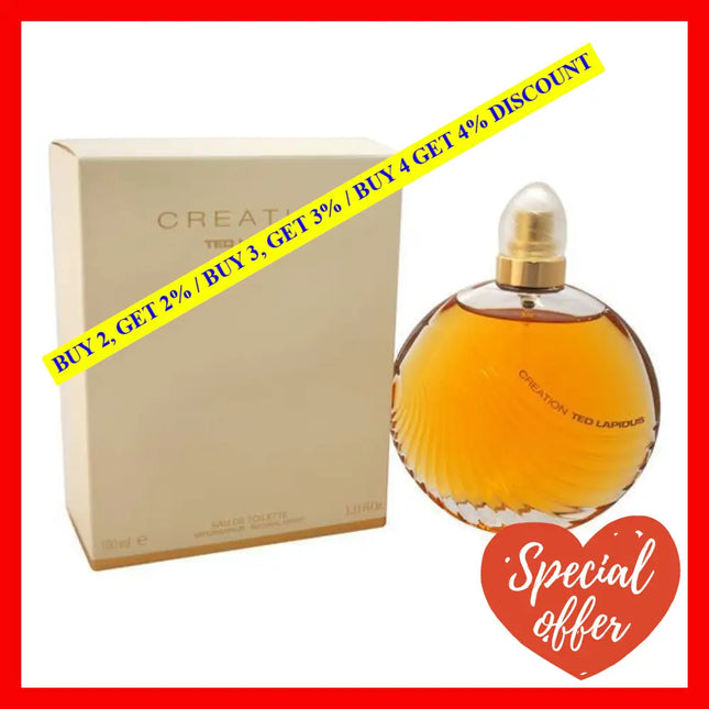 Creation By Ted Lapidus For Women - 3.3 Oz Edt Spray