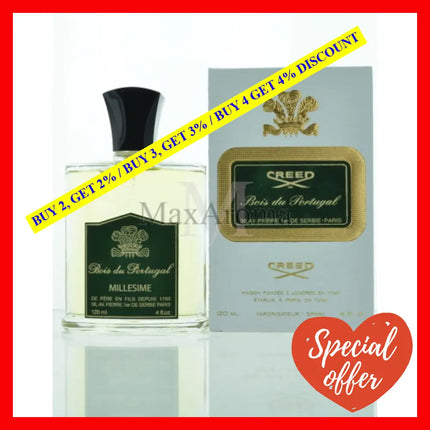 Creed Bois Du Portugal Eau De Parfum 4 Oz 120 Ml Spray