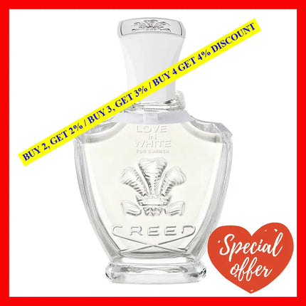 Creed Love In White Summer Eau De Parfum For Women 2.5 Oz / 75 Ml