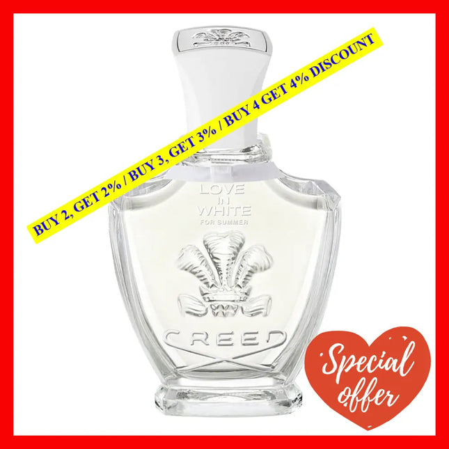 Creed Love In White Summer Eau De Parfum For Women 2.5 Oz / 75 Ml