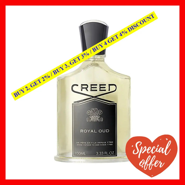 Creed Royal Oud Perfume Unisex Eau De Parfum 3.3 Oz 100 Ml Spray
