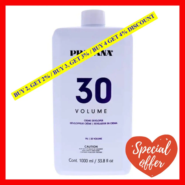 Creme Developer 30 Volume By Pravana For Unisex - 33.8 Oz Treatment