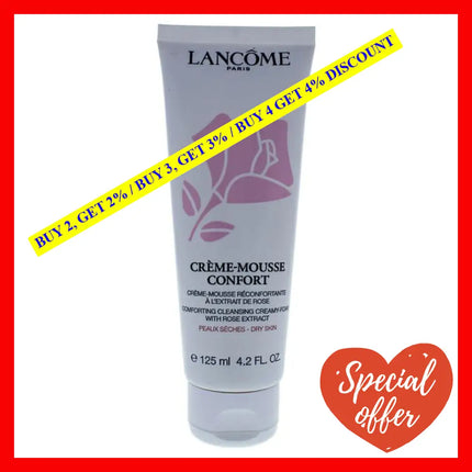 Creme-Mousse Confort Comforting Cleanser Creamy Foam By Lancome For Unisex - 4.2 Oz