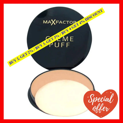 Creme Puff - 42 Deep Beige By Max Factor For Women 0.74 Oz Foundation