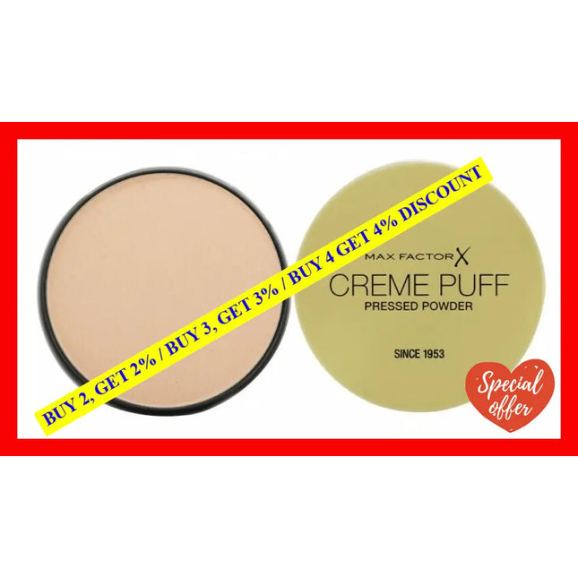 Creme Puff - 85 Light N Gay By Max Factor For Women 0.74 Oz Foundation