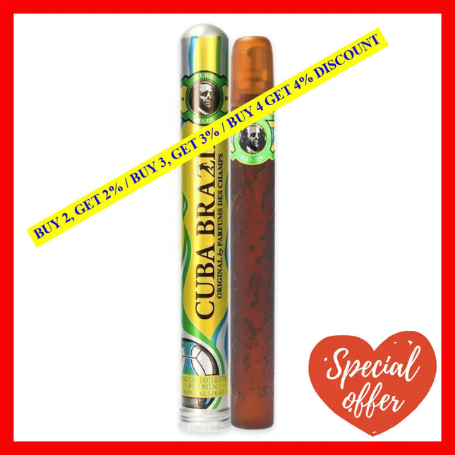 Cuba Brazil By For Men - 1.17 Oz Edt Spray