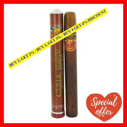 Cuba Brown By For Men - 1.17 Oz Edt Spray