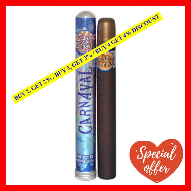 Cuba Carnaval By For Men - 1.17 Oz Edt Spray