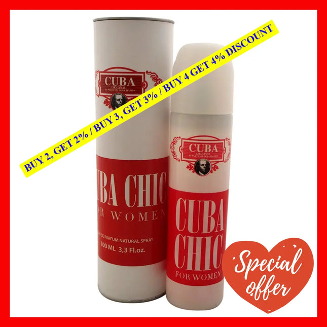 Cuba Chic By For Women - 3.3 Oz Edp Spray