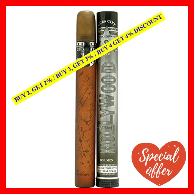 Cuba City Hollywood By For Men - 1.17 Oz Edt Spray