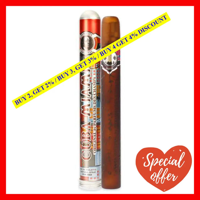 Cuba City Miami By For Men - 1.17 Oz Edt Spray