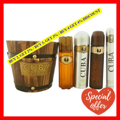 Cuba Gold By For Men - 5 Pc Gift Set 3.4Oz Edt Spray 6.7Oz Deodorant 3.3Oz After Shave 1.17Oz With