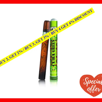 Cuba Green By For Men - 1.17 Oz Edt Spray