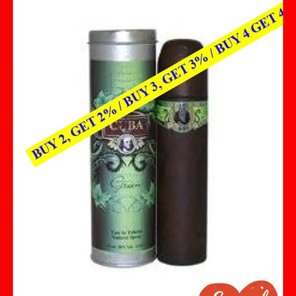 Cuba Green By For Men - 3.3 Oz Edt Spray