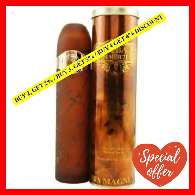 Cuba Magnum Gold By For Men - 4.3 Oz Edt Spray