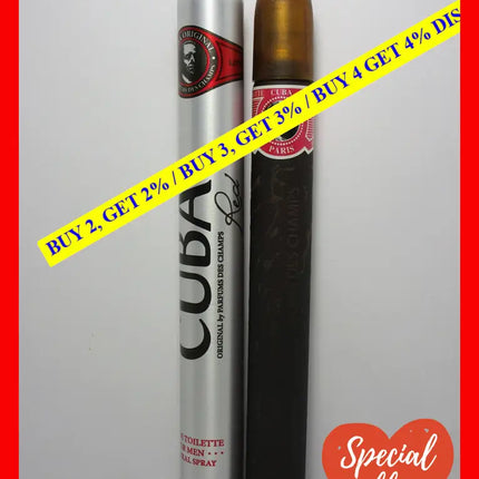 Cuba Red By For Men - 1.17 Oz Edt Spray