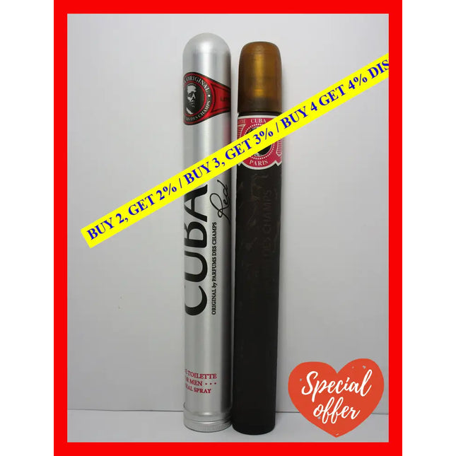 Cuba Red By For Men - 1.17 Oz Edt Spray