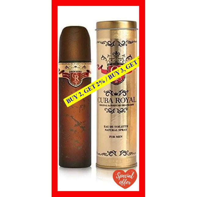 Cuba Royal By For Men - 3.3 Oz Edt Spray