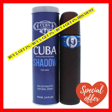 Cuba Shadow By For Men - 3.3 Oz Edt Spray