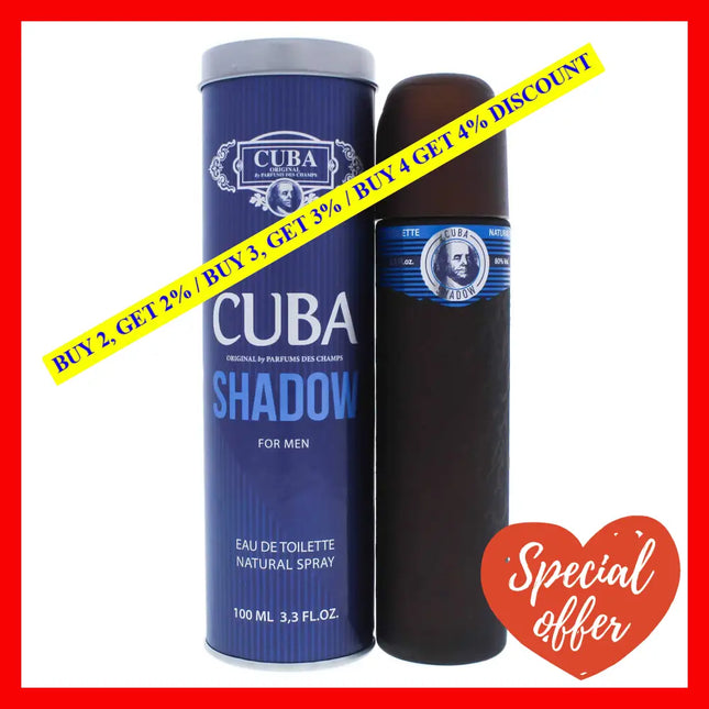 Cuba Shadow By For Men - 3.3 Oz Edt Spray