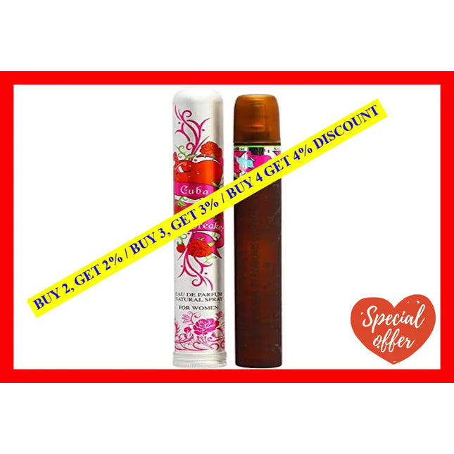 Cuba Strass Heartbreaker By For Women - 1.7 Oz Edp Spray