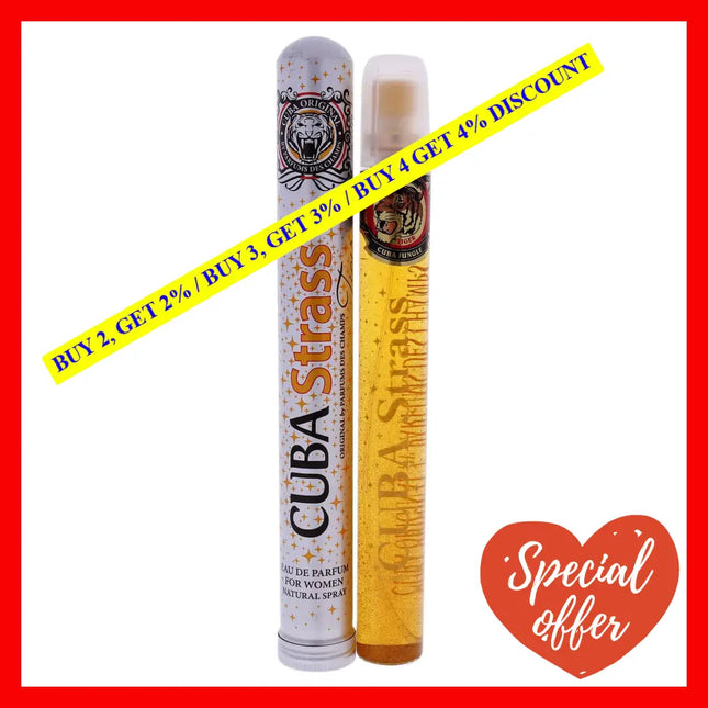 Cuba Strass Tiger By For Women - 1.17 Oz Edp Spray