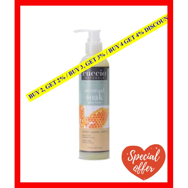 Cuccio Scentual Soak - Milk And Honey By For Women 8 Oz Cleanser