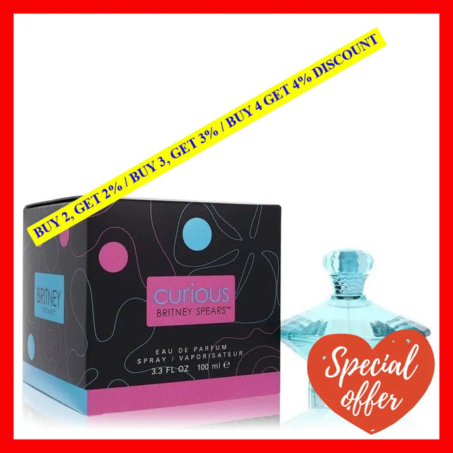 Curious By Britney Spears For Women - 3.3 Oz Edp Spray