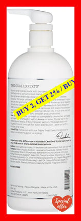 Curl Immersion Low-Lather Coconut Cleansing Conditioner By Ouidad For Unisex - 33.8 Oz