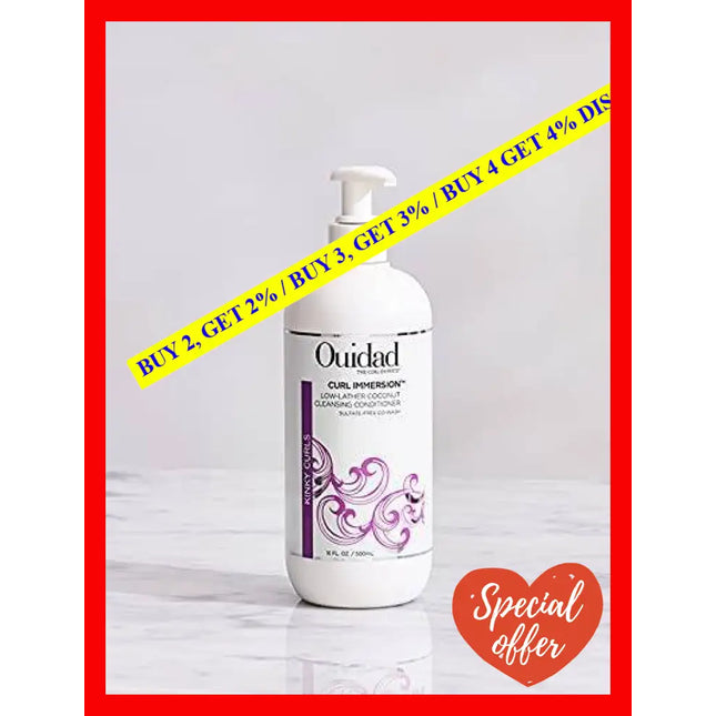 Curl Immersion No-Lather Coconut Cream Cleansing Conditioner By Ouidad For Unisex - 16 Oz