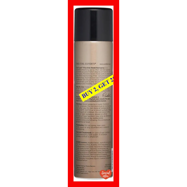 Curl Last Flexible-Hold Hairspray By Ouidad For Unisex - 9 Oz