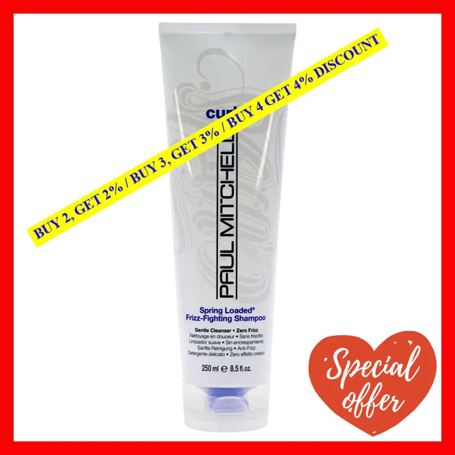 Curls Spring Loaded Frizz-Fighting Shampoo By Paul Mitchell For Unisex - 8.5 Oz