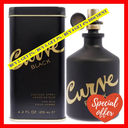 Curve Black By Liz Claiborne For Men - 4.2 Oz Cologne Spray