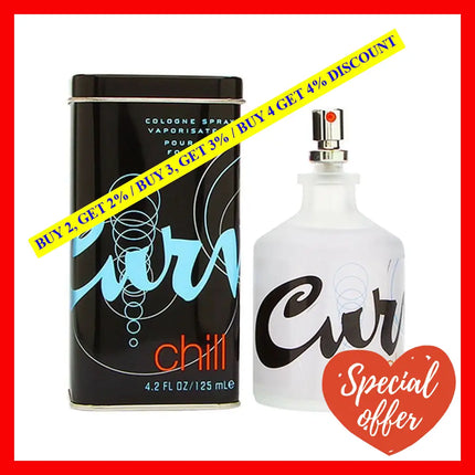 Curve Chill By Liz Claiborne For Men - 4.2 Oz Cologne Spray