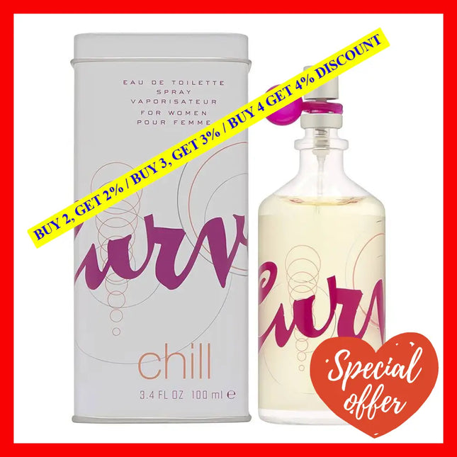 Curve Chill By Liz Claiborne For Women - 3.4 Oz Edt Spray