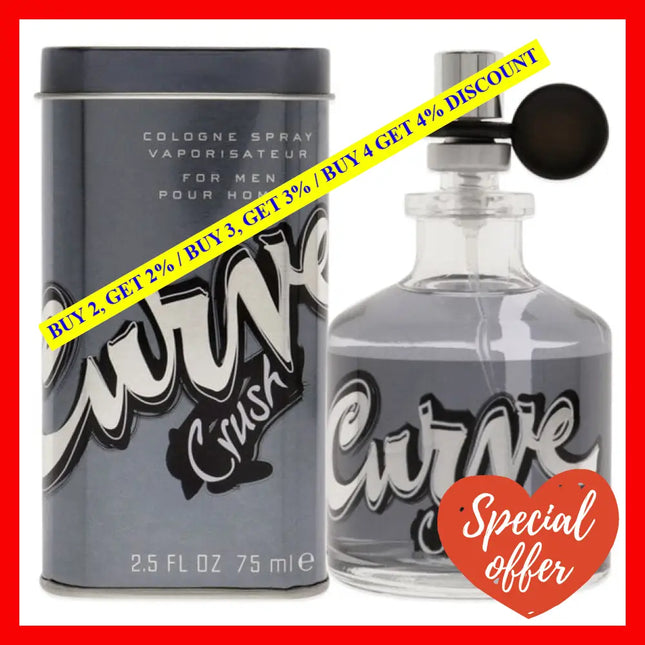 Curve Crush By Liz Claiborne For Men - 2.5 Oz Cologne Spray