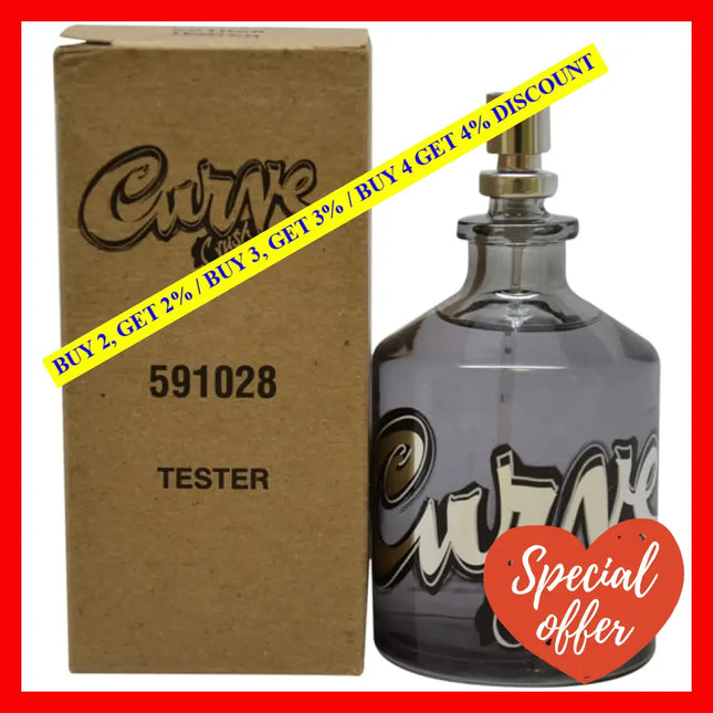 Curve Crush By Liz Claiborne For Men - 4.2 Oz Edc Spray Tester